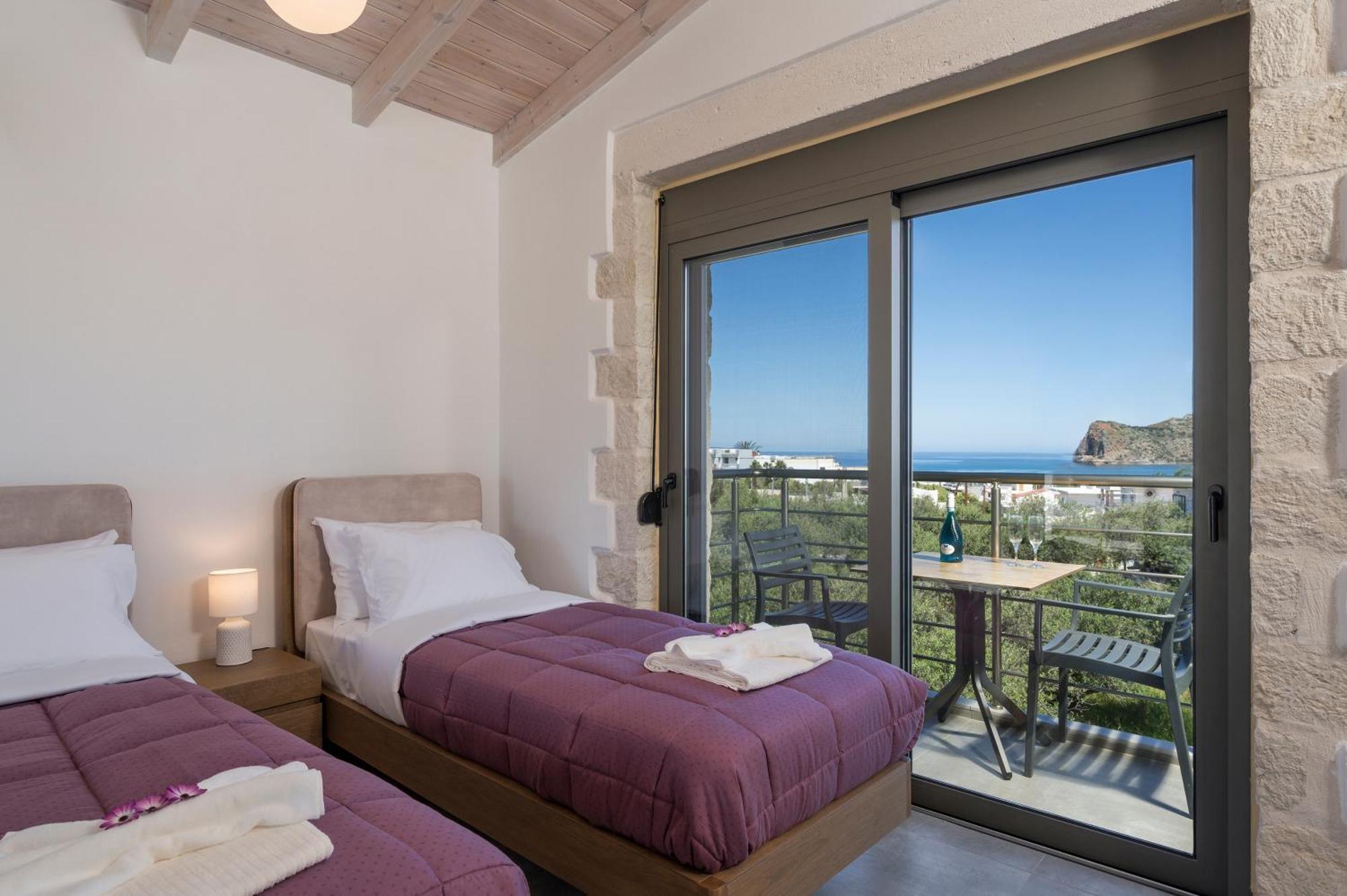 Sun Flower Villas With Sea View Agia Marina Zewnętrze zdjęcie