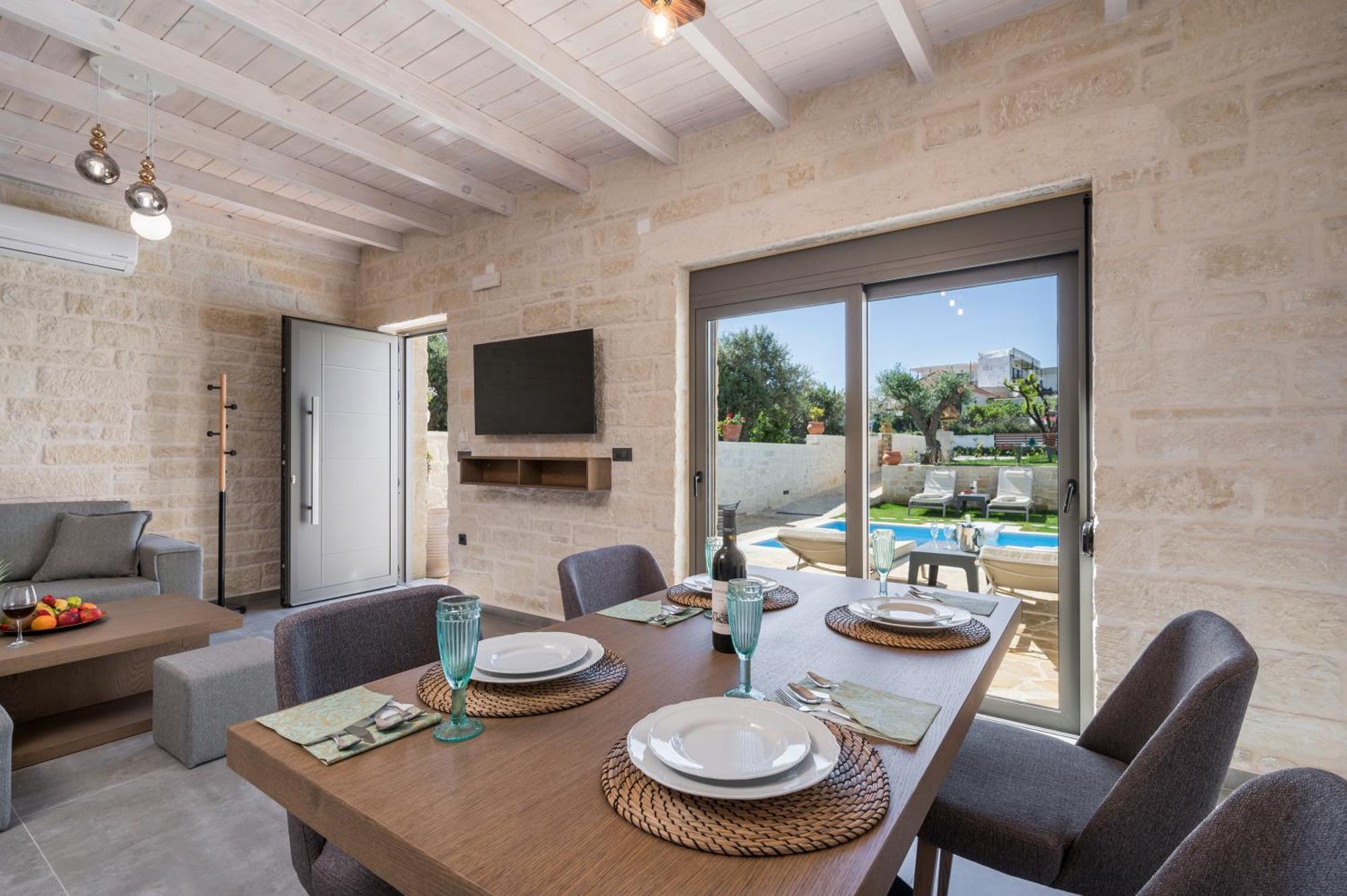 Sun Flower Villas With Sea View Agia Marina Zewnętrze zdjęcie