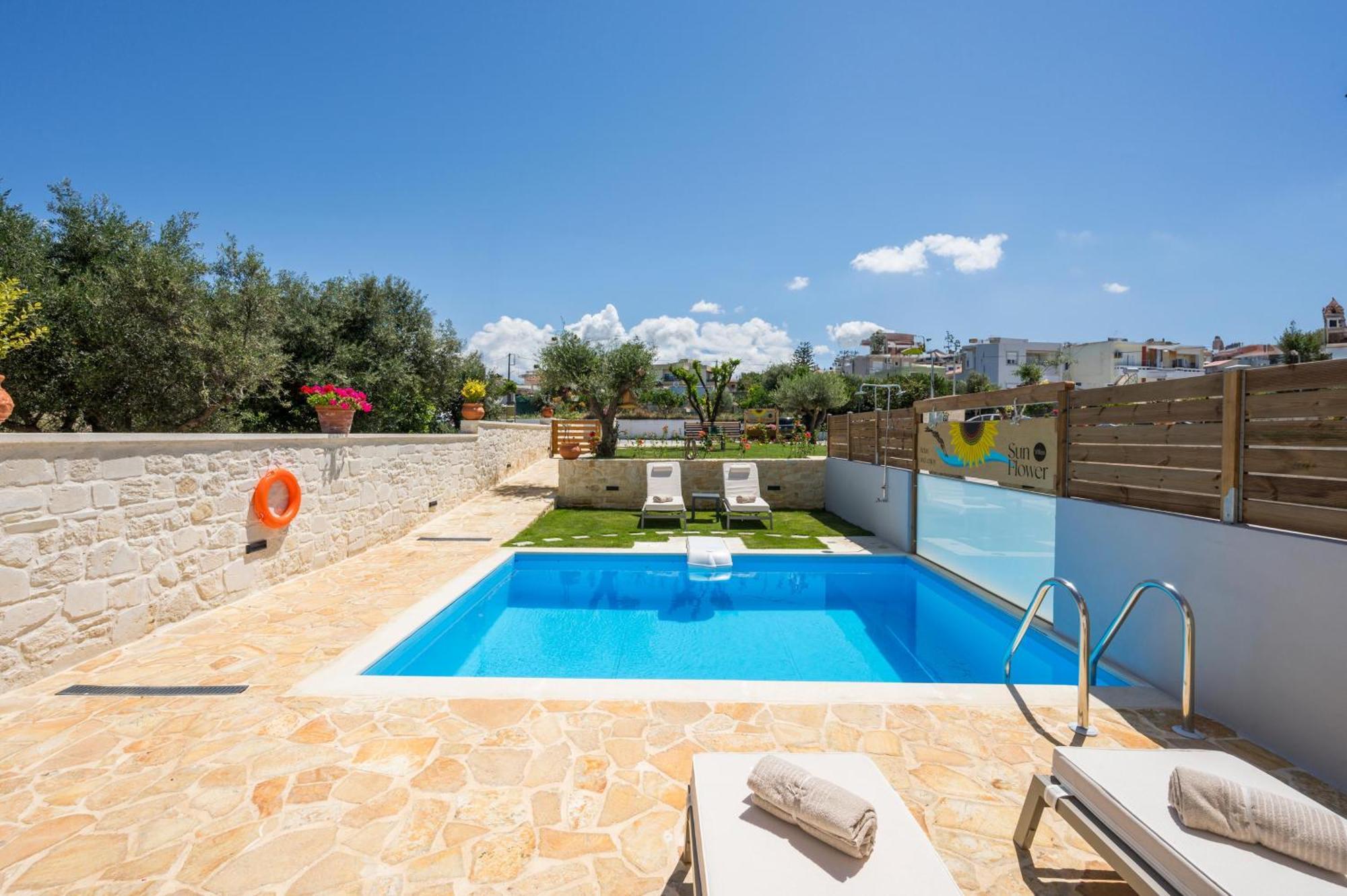 Sun Flower Villas With Sea View Agia Marina Zewnętrze zdjęcie