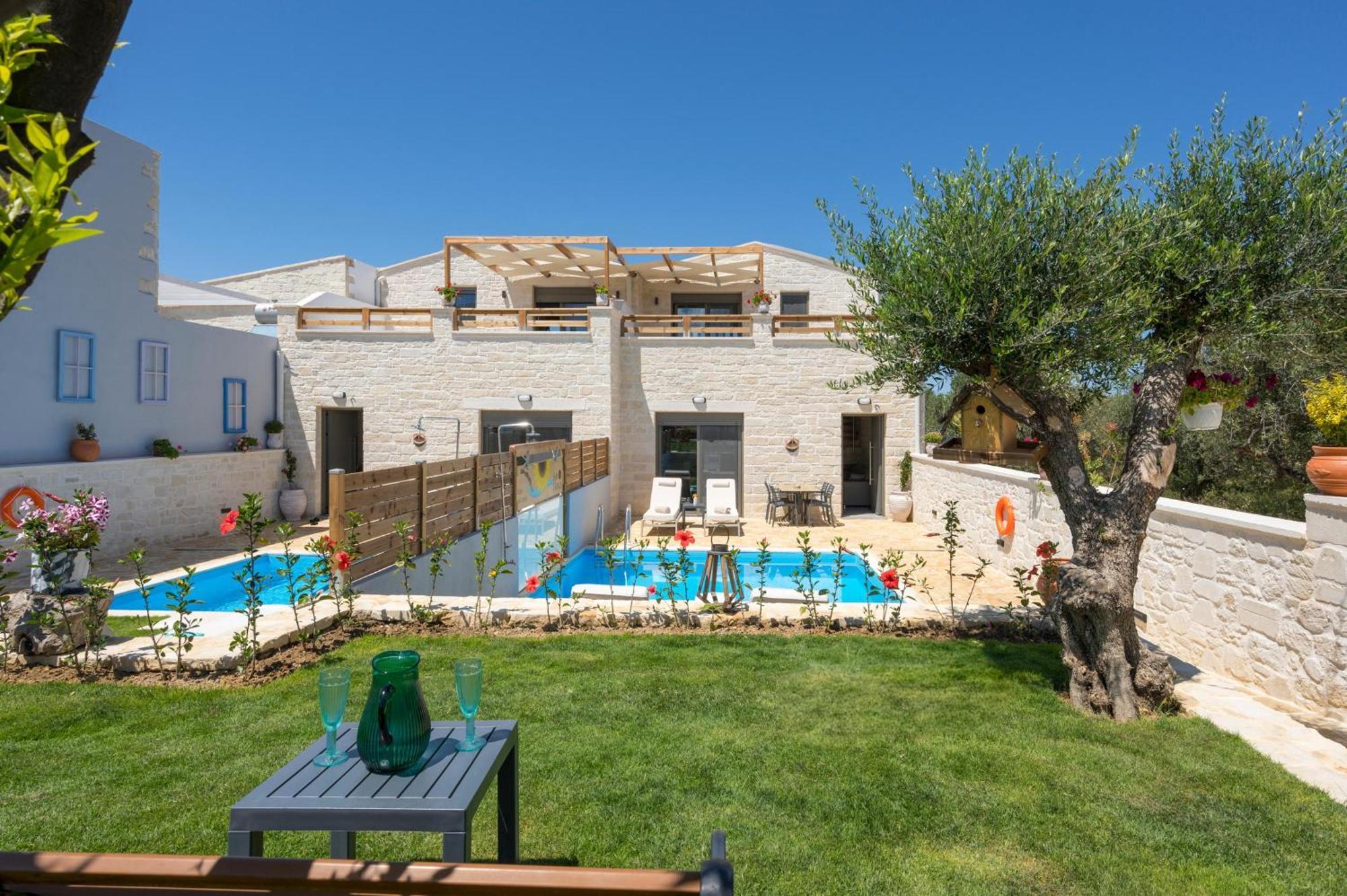 Sun Flower Villas With Sea View Agia Marina Zewnętrze zdjęcie