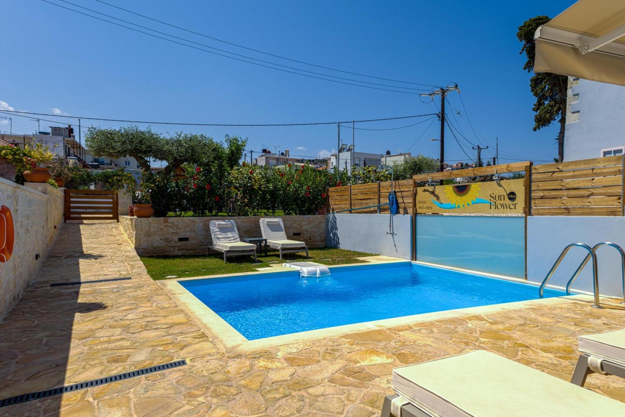 Sun Flower Villas With Sea View Agia Marina Zewnętrze zdjęcie